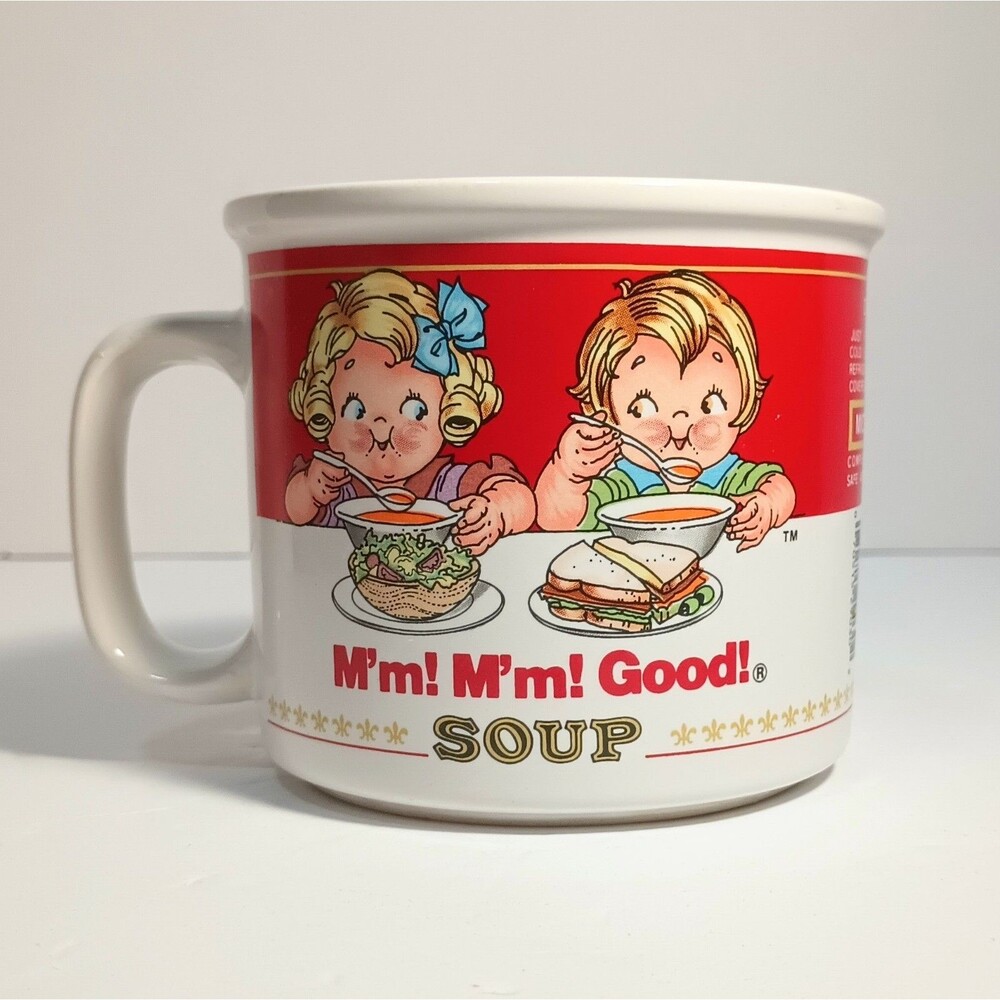 Vintage 1993 Campbell’s Soup Kids Mug Westwood M'm! M'm! Good! 14oz Ceramic Cup*